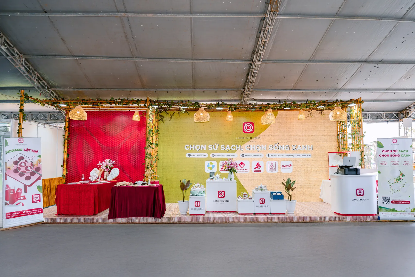 Gian hàng Long Phương tại Lễ hội Ẩm thực Chay 2025