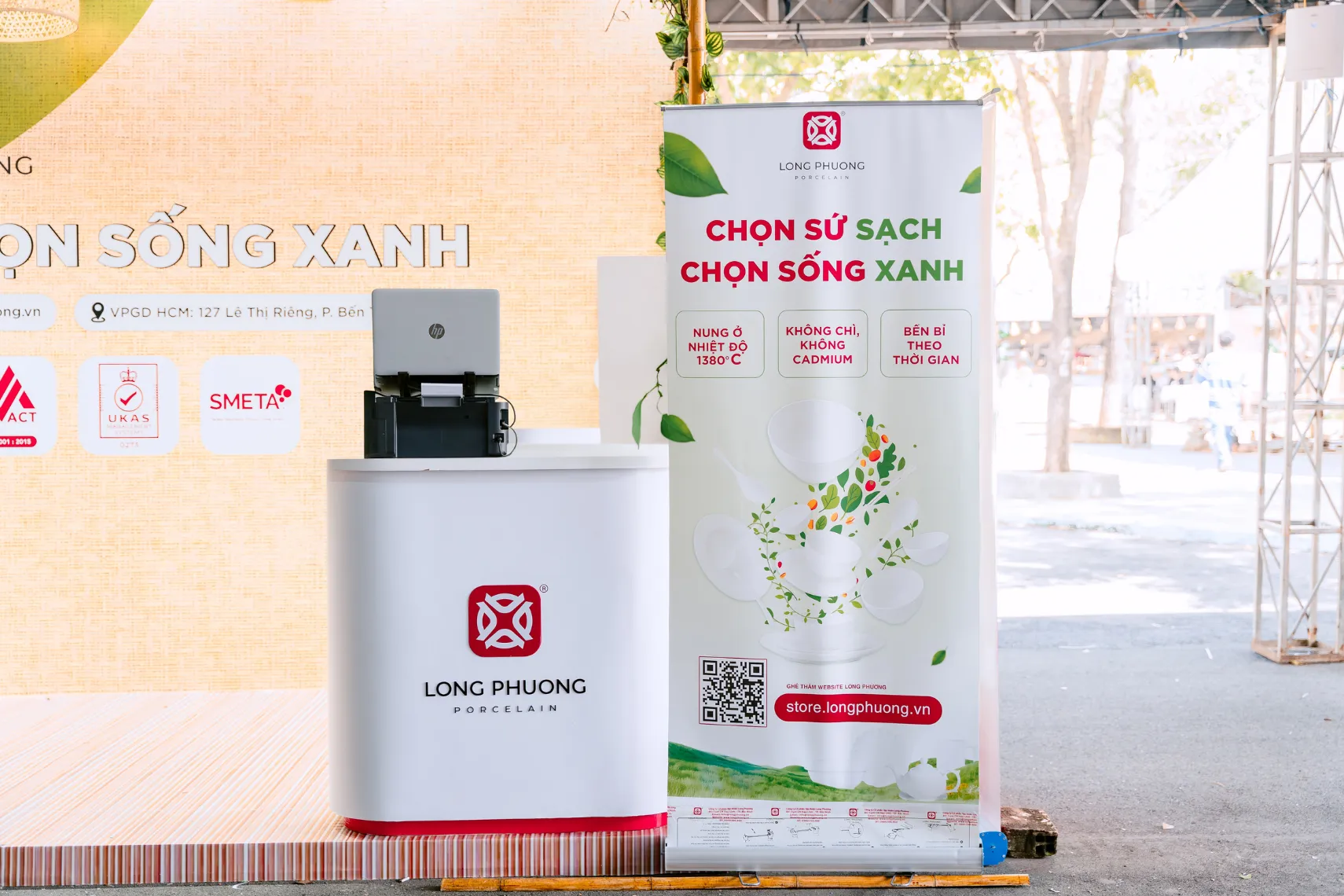 Long Phương lan tỏa thông điệp “Chọn sứ sạch – Chọn sống xanh” tại Lễ hội Ẩm thực Chay 2025